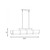 Orleans Eight Light Linear Chandelier (1-2332-8-50)