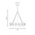 Venice Six Light Chandelier (1-2493-6-104)