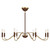 Savoy House - 1-2748-8-322 - Eight Light Chandelier - Abeline - Warm Brass