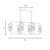 Holton Six Light Linear Chandelier (1-3026-6-322)