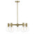 Savoy House - 1-3073-5-322 - Five Light Chandelier - Wright - Warm Brass