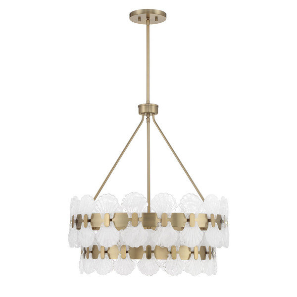 Savoy House - 1-3606-5-127 - Five Light Chandelier - Bancroft - Noble Brass