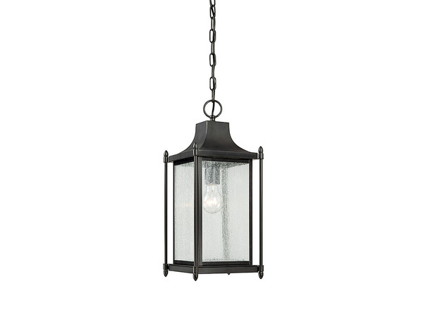 Savoy House - 5-3455-BK - One Light Hanging Lantern - Dunnmore - Black