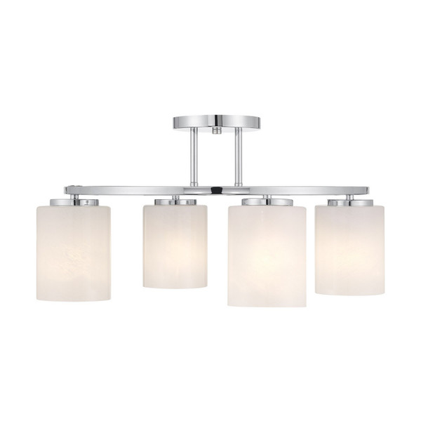 Savoy House - 6-4693-4-11 - Four Light Semi-Flush Mount - Herron - Chrome