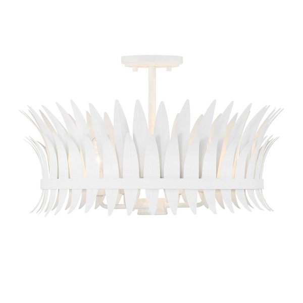 Savoy House - 6-7900-4-83 - Four Light Semi-Flush Mount - Ensley - Bisque White