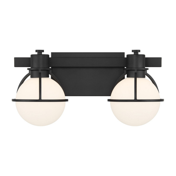 Savoy House - 8-1060-2-BK - Two Light Bathroom Vanity - Pierce - Matte Black