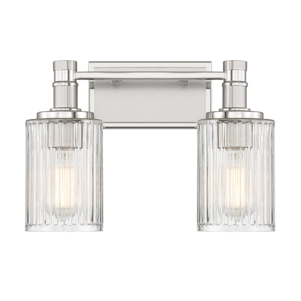 Savoy House - 8-1102-2-146 - Two Light Bathroom Vanity - Concord - Silver/Polished Nickel