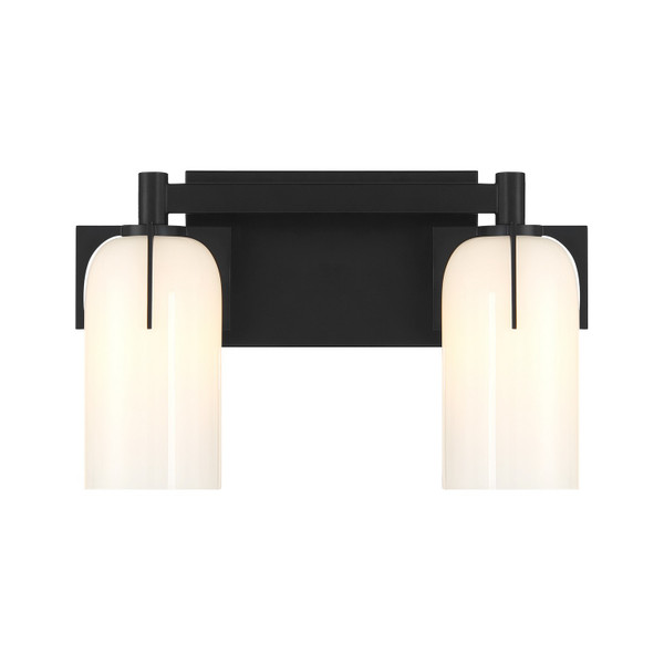 Savoy House - 8-4128-2-BK - Two Light Bathroom Vanity - Caldwell - Matte Black