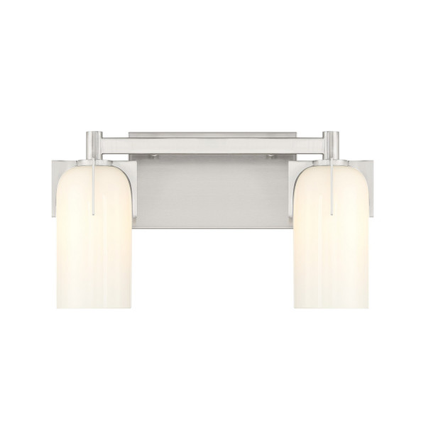 Savoy House - 8-4128-2-SN - Two Light Bathroom Vanity - Caldwell - Satin Nickel