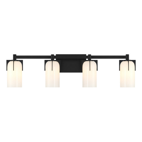 Savoy House - 8-4128-4-BK - Four Light Bathroom Vanity - Caldwell - Matte Black