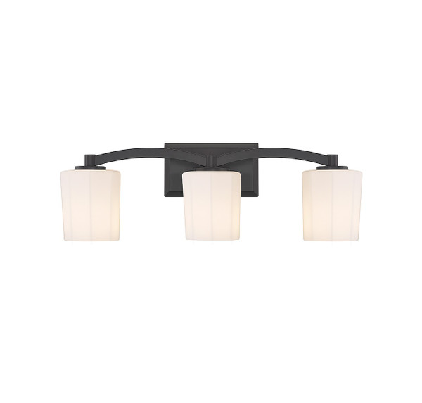 Savoy House - 8-7710-3-BK - Three Light Bathroom Vanity - Whitney - Matte Black