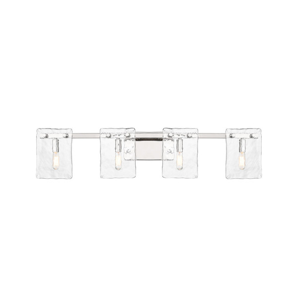 Savoy House - 8-8204-4-109 - Four Light Bathroom Vanity - Genry - Polished Nickel