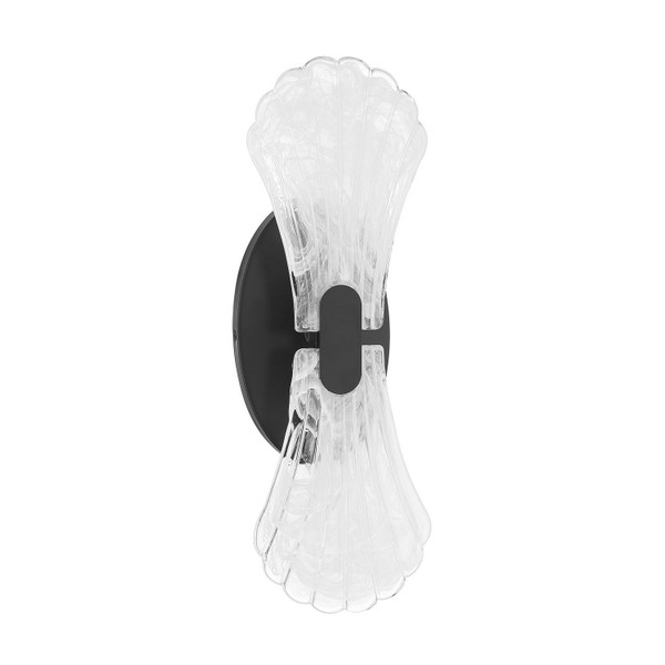 Savoy House - 9-3607-2-89 - Two Light Wall Sconce - Bancroft - Matte Black