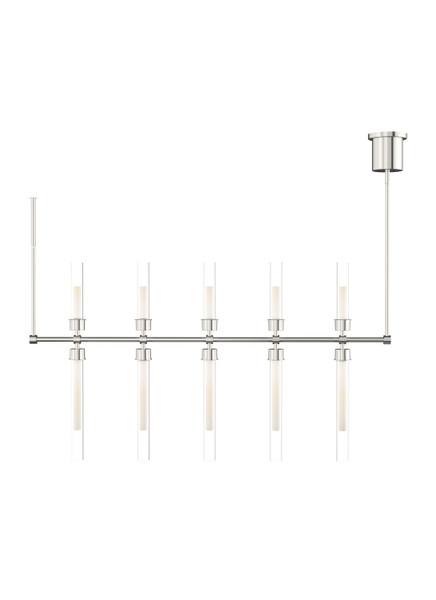 Visual Comfort Modern - 700LSLNG48N-LED930 - LED Suspension - Linger - Polished Nickel