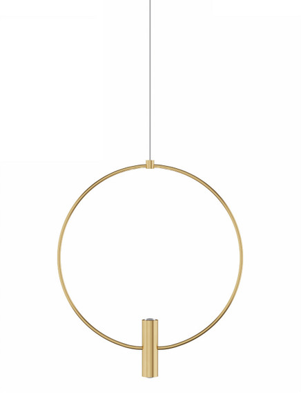 Visual Comfort Modern - 700MPLAY13NB-LED930 - LED Pendant - Layla - Natural Brass