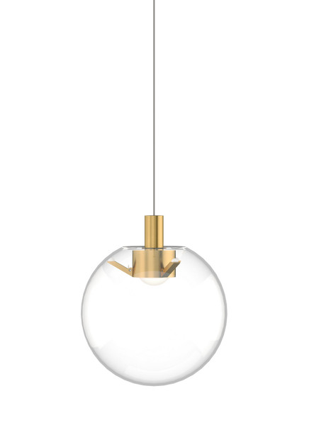 Visual Comfort Modern - 700MPPLNCNB-LED930 - LED Pendant - Palona - Natural Brass