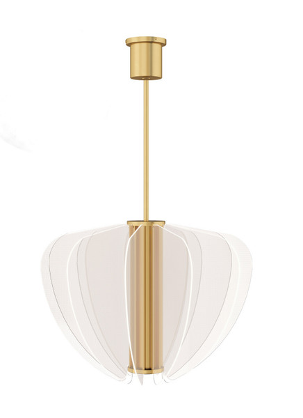 Visual Comfort Modern - 700NYR28BR-LED930 - LED Chandelier - Nyra - Plated Brass