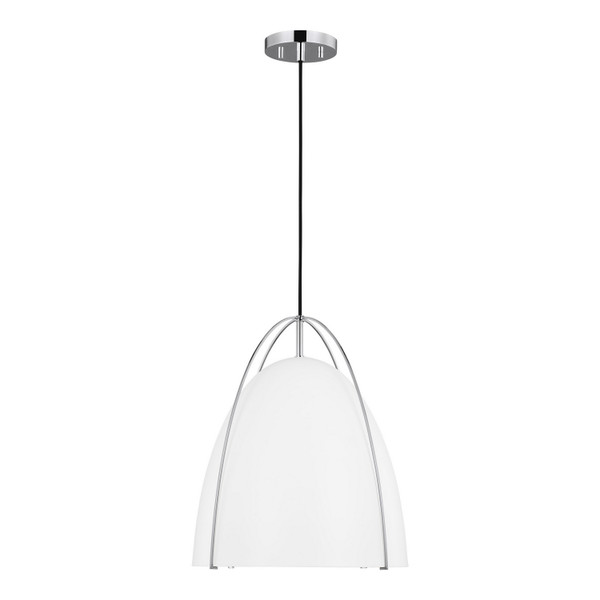 manufacturer_finish:Chrome|manufacturer_glass:Matte White|light_output:Unspecified|color_temperature:Unspecified|cri:Unspecified