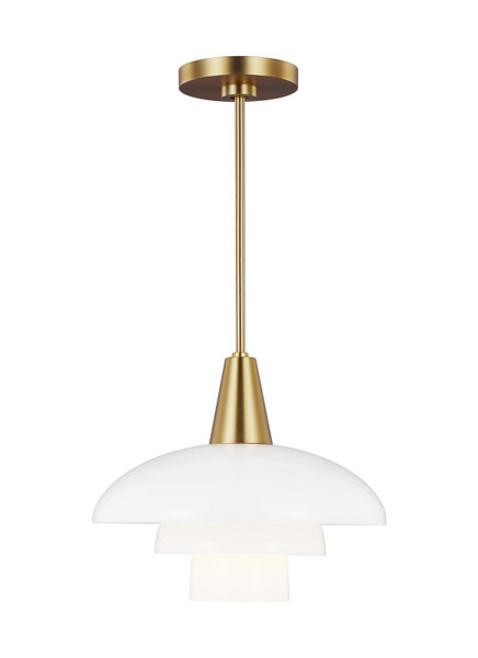Visual Comfort Studio - EP1271BBS - One Light Pendant - Rossie - Burnished Brass