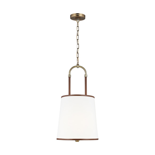 Visual Comfort Studio - LP1031TWB - One Light Pendant - Katie - Time Worn Brass
