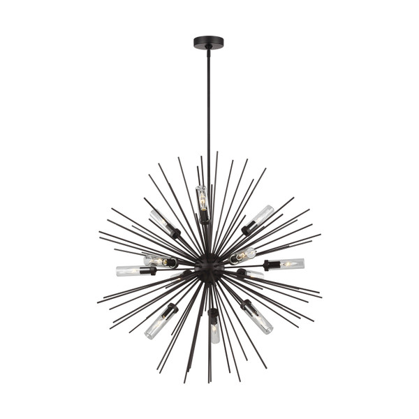Visual Comfort Studio - OLF3296/12ORB - 12 Light Outdoor Chandelier - Hilo - Oil Rubbed Bronze