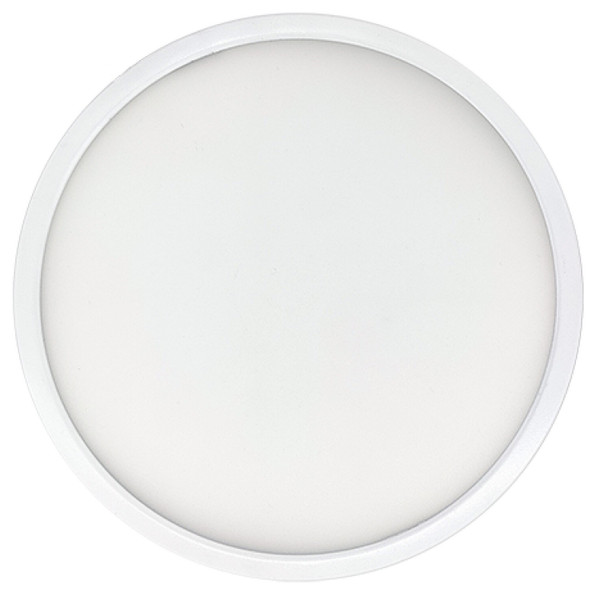 Bulbrite - 773607 - 7 Flush Mount - Builder Fixtures - White