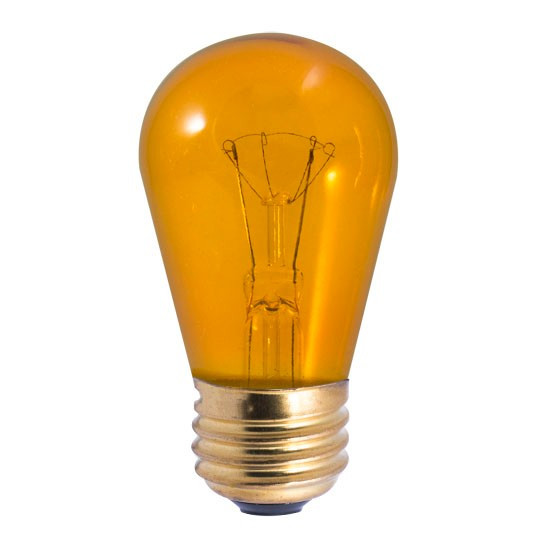 Bulbrite - 701211 - Light Bulb - Indicator - Transparent Amber