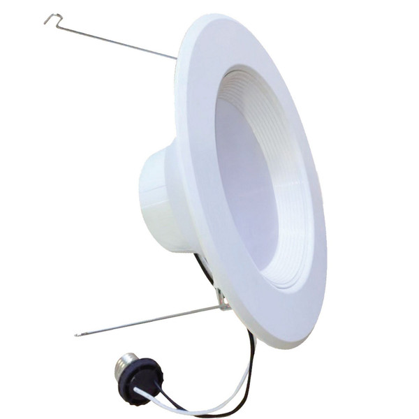Bulbrite - 773166 - Recessed Downlight - Recessed - White Round - Smooth Trim - Regressed
