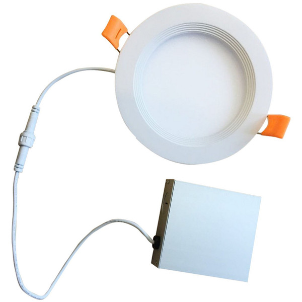 Bulbrite - 773222 - Recessed Downlight - Recessed - White Round - Baffled Trim - Ultra Slim