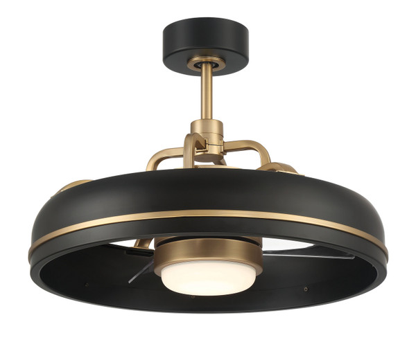 Craftmade - TYL24FBSB3 - 20 Ceiling Fan - Taylor - Flat Black/Satin Brass