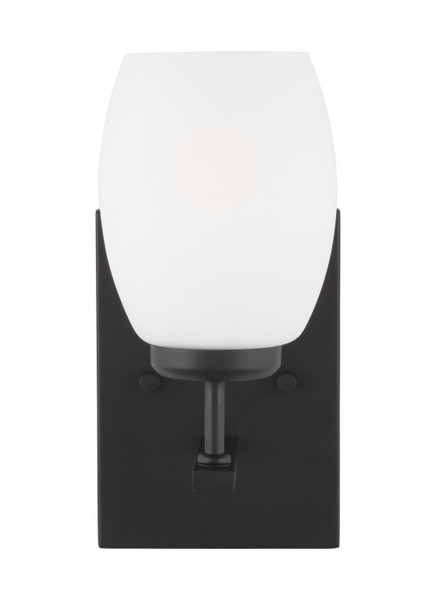 Generation Lighting - 4118501EN3-112 - One Light Wall / Bath Sconce - Catlin - Midnight Black