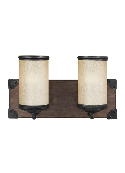 Generation Lighting - 4413302EN3-846 - Two Light Wall / Bath - Dunning - Stardust