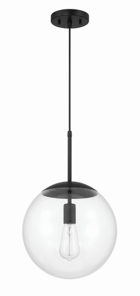 Craftmade - 56892-FB - One Light Pendant - Gaze - Flat Black