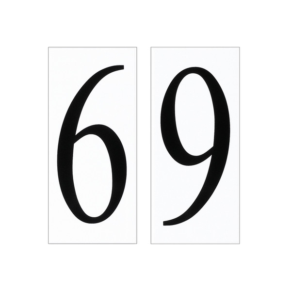 Generation Lighting - 90616-68 - Address Number Tile - Address Light - White Plastic