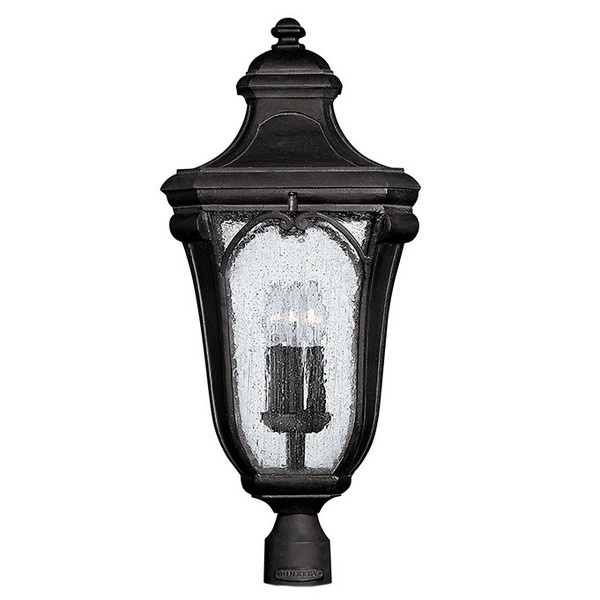Hinkley - 1311MB - LED Post Top or Pier Mount Lantern - Trafalgar - Museum Black