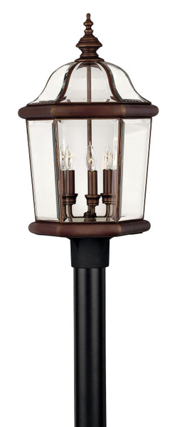 Hinkley - 2451CB - LED Post Top or Pier Mount Lantern - Augusta - Copper Bronze