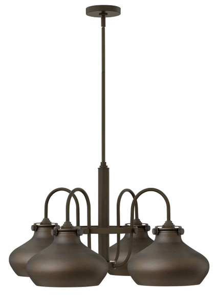Hinkley - 3048OZ - Four Light Chandelier - Congress - Oil Rubbed Bronze