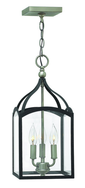 Hinkley - 3413DZ - LED Foyer Pendant - Clarendon - Aged Zinc