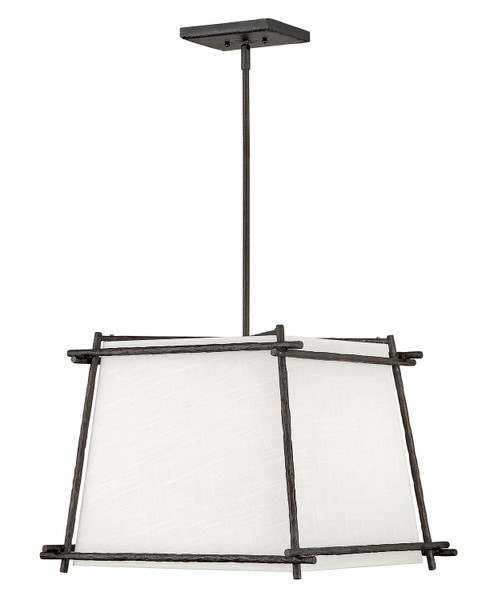 Hinkley - 3674FE - LED Pendant - Tress - Forged Iron