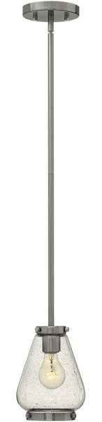 Hinkley - 3687BN - One Light Pendant - Finley - Brushed Nickel