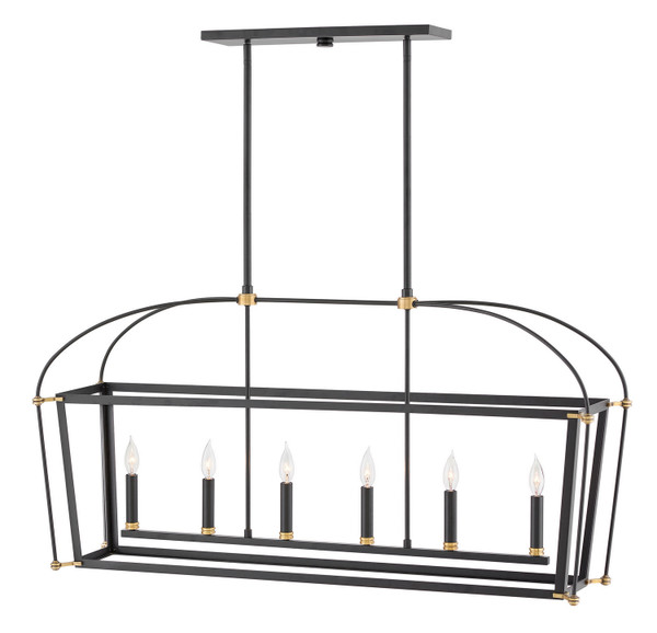 Hinkley - 4054BK - LED Pendant - Selby - Black