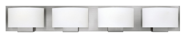 Hinkley - 53554BN - Four Light Vanity - Mila - Brushed Nickel