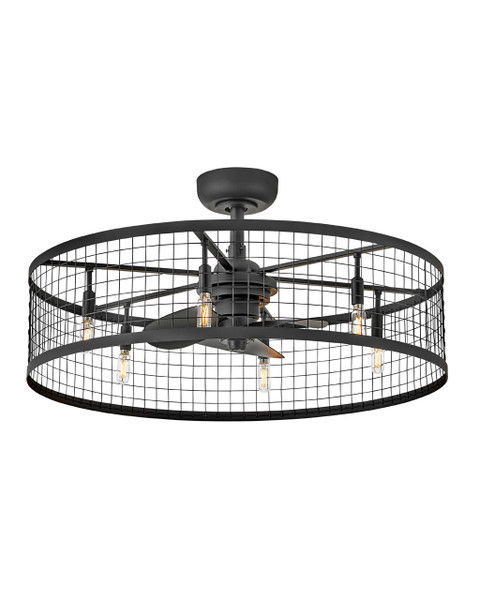 Hinkley - 904730FMB-LIA - 30Fandelier - Finnigan - Matte Black