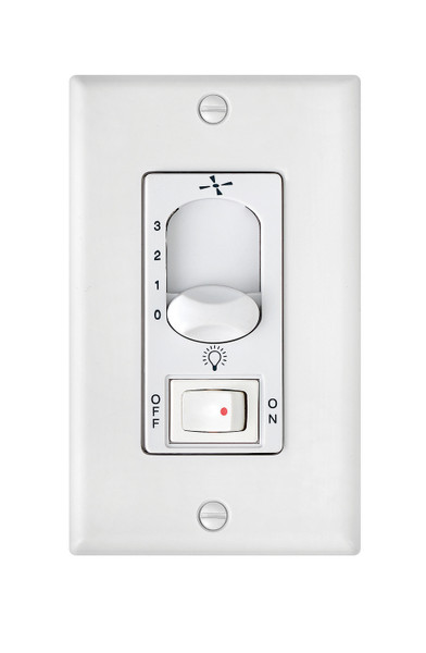 Hinkley - 980009FWH - Wall Control - Wall Control 3 Spd On/Off Lt. Sw. - White