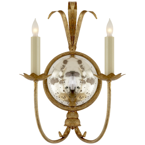 Visual Comfort Signature - CHD 4175GI - Two Light Wall Sconce - Gramercy - Gilded Iron