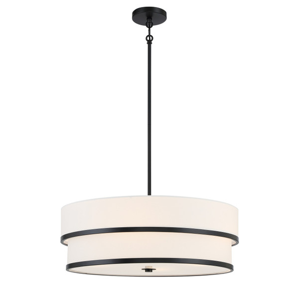 Minka-Lavery - 2445-66A - Four Light Pendant - Cascade - Coal