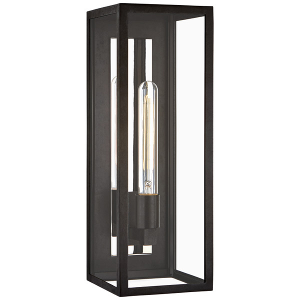 Visual Comfort Signature - CHO 2932AI-CG - One Light Wall Lantern - Fresno - Aged Iron