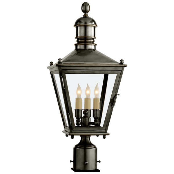Visual Comfort Signature - CHO 7031BZ - Three Light Post Lantern - sussex3 - Bronze
