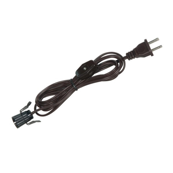 Satco - 80-1784 - Cord Set - Brown