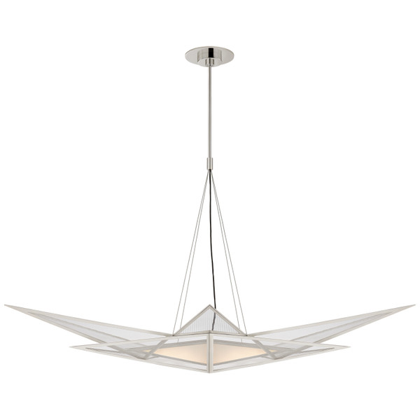 Visual Comfort Signature - KW 5650PN-CLG - LED Chandelier - Ori - Polished Nickel